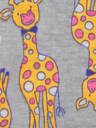 Giraffe Print Collar NightSuit