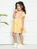 Lemon Yellow Ruffles Dress