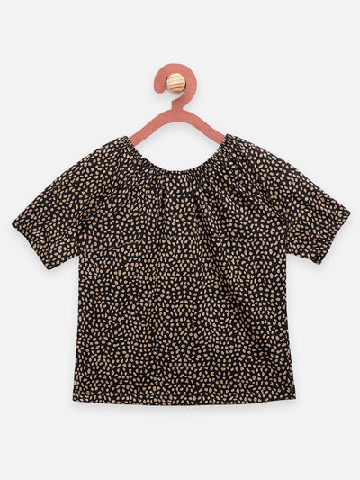 Navy Animal Unicorn and Tiger Print Top - Pack of 2