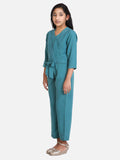 Turquoise Party Full Jumpsuit