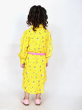 Yellow Asymmetrical Dress