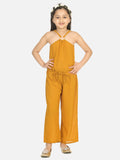 Mustard Ring Design Full Jumpsuit