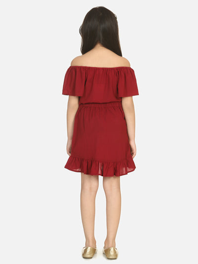 Maroon Coordinated Clothing Set