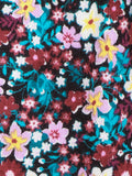 Floral Print Drawstring Shorts Pack of 2