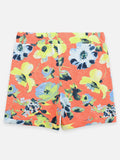 Floral Print Drawstring Shorts Pack of 2
