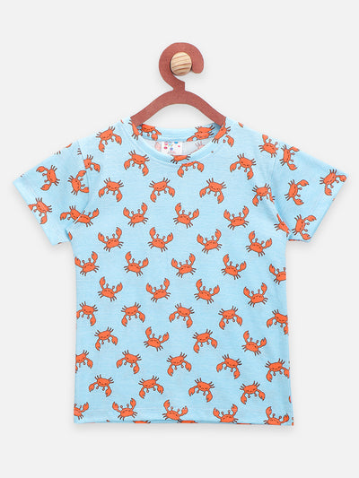 Sea Creature Printed T-shirt Pack of 2