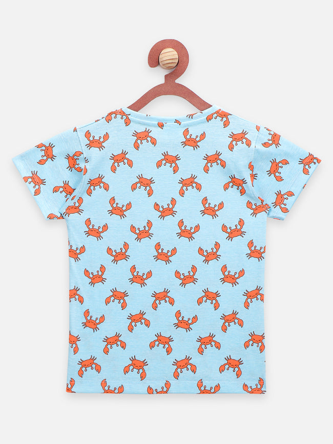 Sea Creature Printed T-shirt Pack of 2