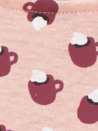 Swan & Coffee Printed Sleeveless Dress Pack of 2