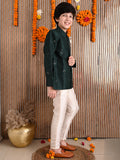 Embroidered Button Down Kurta with Pant Set