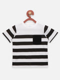 Tricolor Stripes Printed Summer Cool Tshirts Set of 3