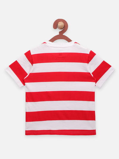 Free Waves Stripes Printed Summer Cool T-shirt Pack of 2
