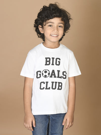 Big Goals Club Printed Summer Cool Tshirt