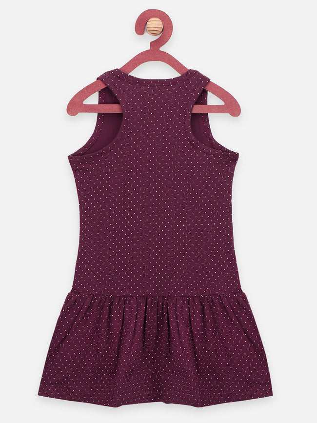 All Over Polka Fit n Flare Dress