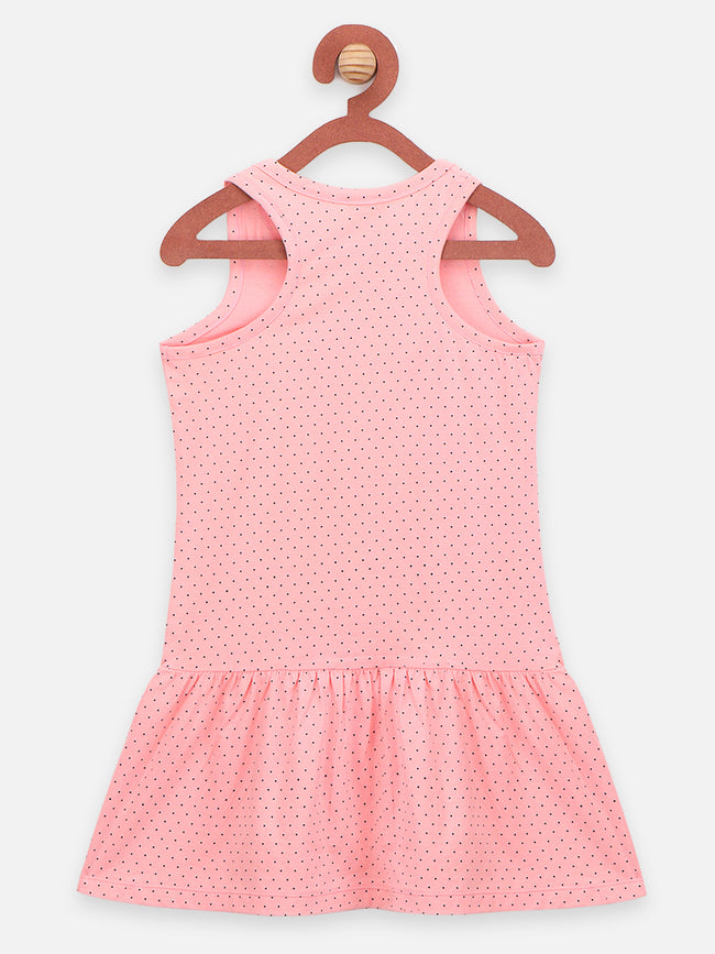 All Over Polka Fit n Flare Dress