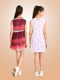 Giraffe & Tie Dye Printed Dress Pack of 2