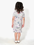 All Over Floral Printed Sheath Dress