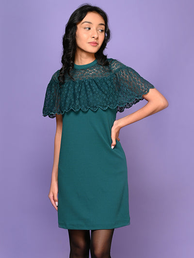 Stylish Net Designed Bodycon Party Dress