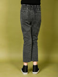 Paper Bag Waist Slim Fit Jeans