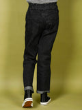 Solid Straight Flared Denim Jeans