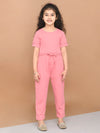 Solid Tie Up Full Jumpsuit