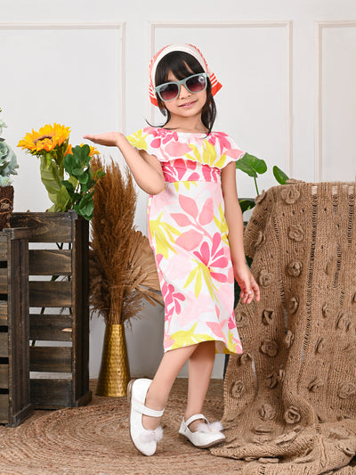 Floral Printed Off Shoulder Bodycon Dress