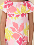 Floral Printed Off Shoulder Bodycon Dress