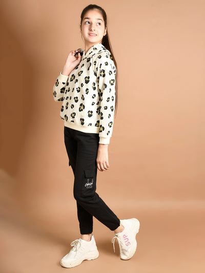 Solid Plain Cargo Joggers