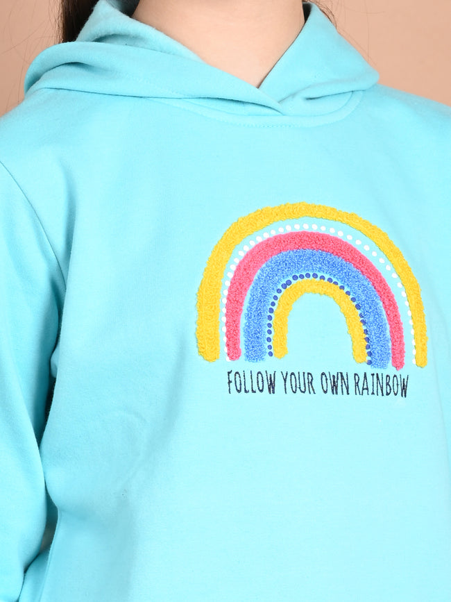 Rainbow Embellished Sweatshirt