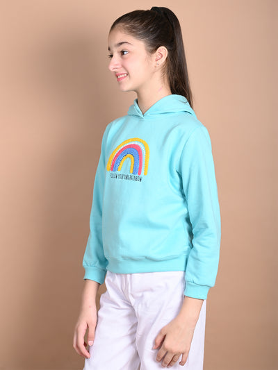 Rainbow Embellished Sweatshirt
